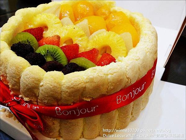 朋廚蛋糕Bonjour┃慶生蛋糕推薦。法式水果布丁蛋糕，網路票選夢幻蛋糕，生日蛋糕好選擇