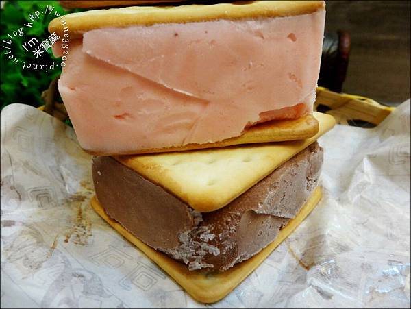 【宅配/團購。冰品。雲林】古早味三明治冰餅。甜香厚實好滿足。好涼冰店。