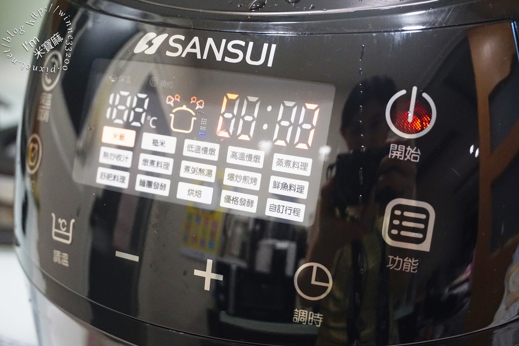 SANSUI山水智能萬用鍋SRC-H58┃一機完勝十大廚電。雙重溫控電子鍋、均勻加熱。SGS檢驗合格。還可以當舒肥機 @米寶麻幸福滿載